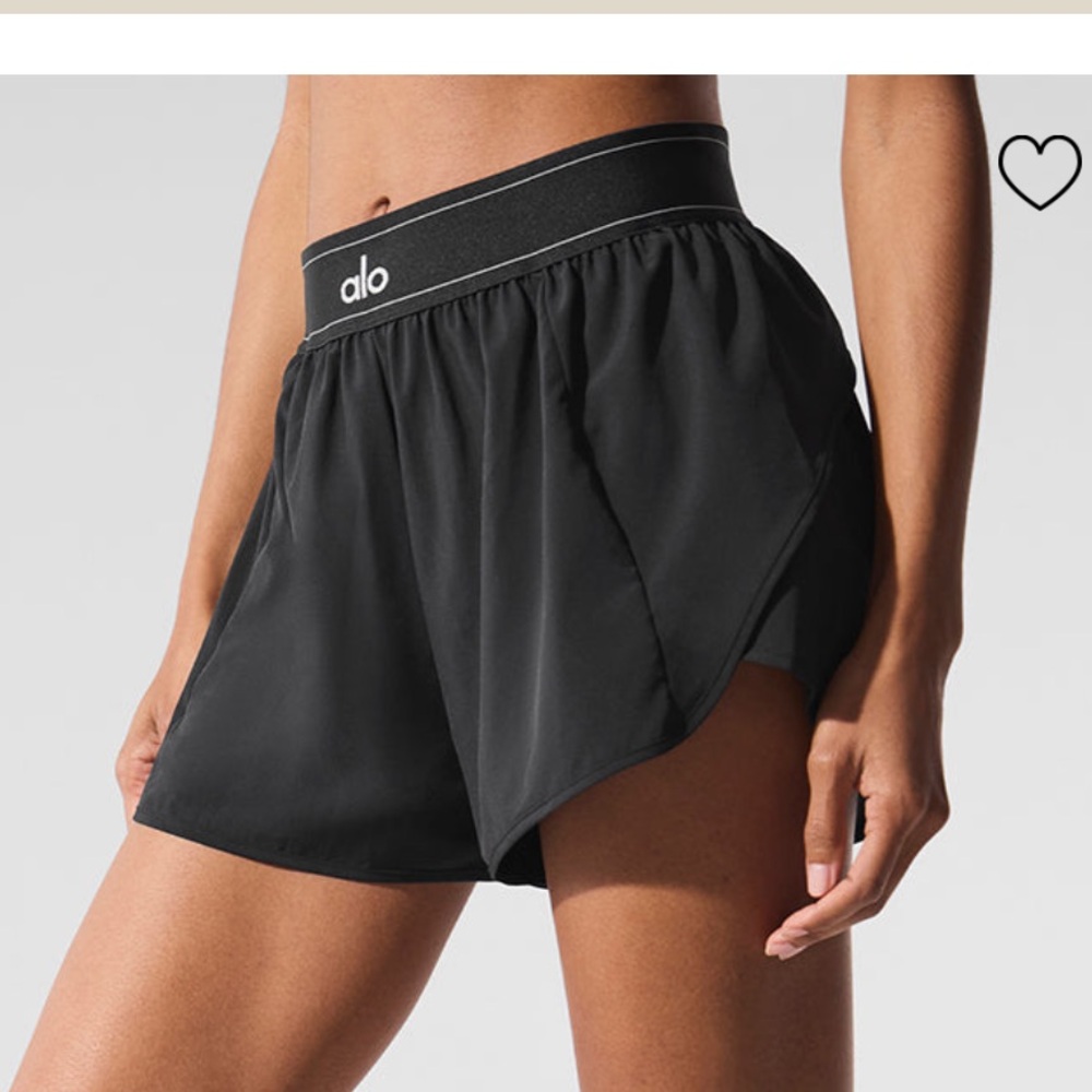 ALO Yoga Black Women's Match Point Shorts Size Large